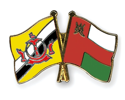 Fahnen Pins Brunei-Darussalam Oman