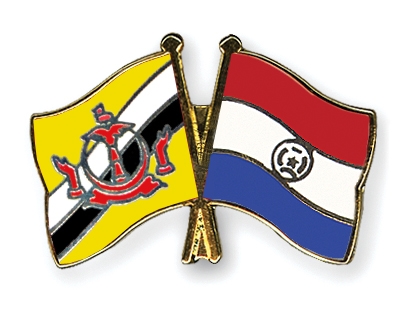 Fahnen Pins Brunei-Darussalam Paraguay