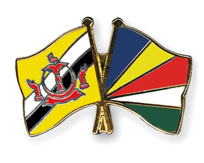 Fahnen Pins Brunei-Darussalam Seychellen