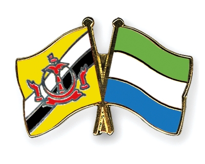 Fahnen Pins Brunei-Darussalam Sierra-Leone