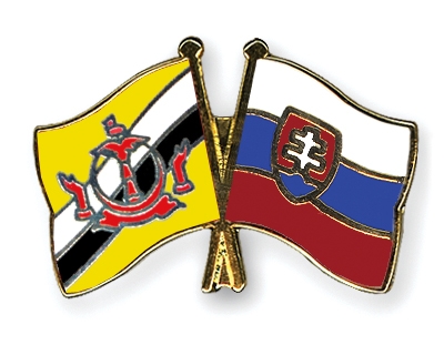 Fahnen Pins Brunei-Darussalam Slowakei