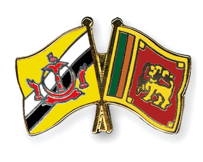 Fahnen Pins Brunei-Darussalam Sri-Lanka