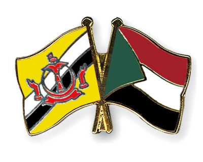 Fahnen Pins Brunei-Darussalam Sudan