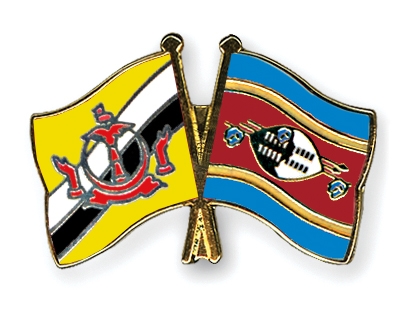 Fahnen Pins Brunei-Darussalam Swasiland