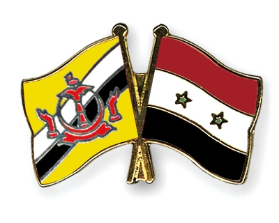 Fahnen Pins Brunei-Darussalam Syrien