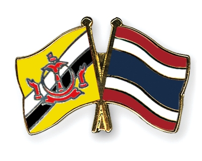 Fahnen Pins Brunei-Darussalam Thailand