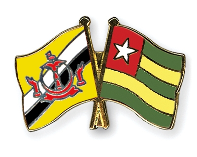 Fahnen Pins Brunei-Darussalam Togo