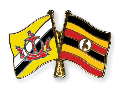 Fahnen Pins Brunei-Darussalam Uganda
