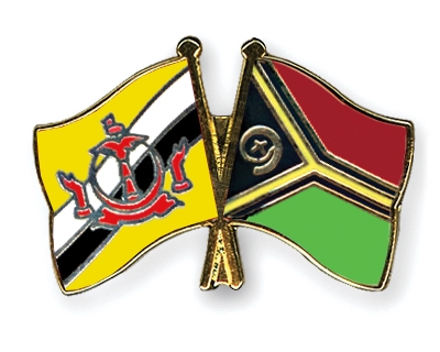 Fahnen Pins Brunei-Darussalam Vanuatu