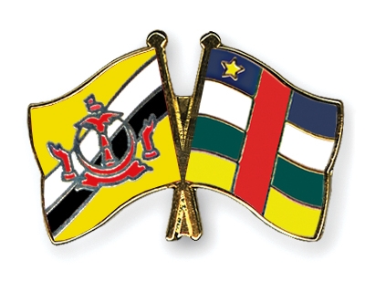Fahnen Pins Brunei-Darussalam Zentralafrikanische-Republik