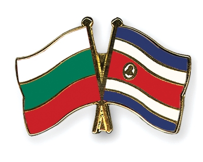 Fahnen Pins Bulgarien Costa-Rica