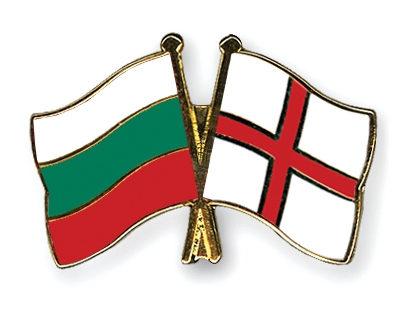 Fahnen Pins Bulgarien England