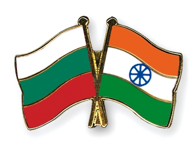 Fahnen Pins Bulgarien Indien