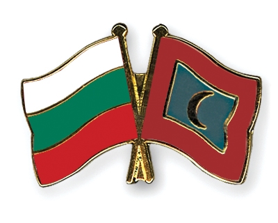 Fahnen Pins Bulgarien Malediven
