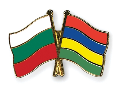 Fahnen Pins Bulgarien Mauritius