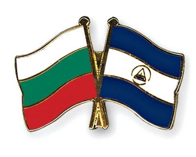 Fahnen Pins Bulgarien Nicaragua