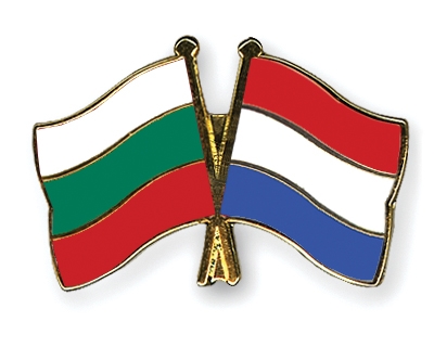 Fahnen Pins Bulgarien Niederlande