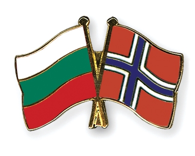 Fahnen Pins Bulgarien Norwegen