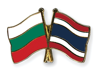 Fahnen Pins Bulgarien Thailand