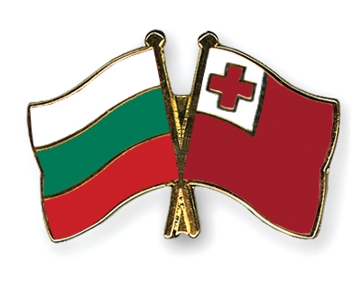 Fahnen Pins Bulgarien Tonga