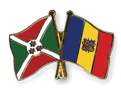 Fahnen Pins Burundi Andorra