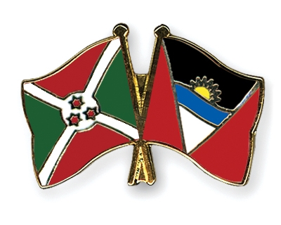 Fahnen Pins Burundi Antigua-und-Barbuda