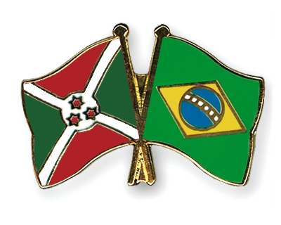 Fahnen Pins Burundi Brasilien