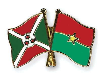 Fahnen Pins Burundi Burkina-Faso
