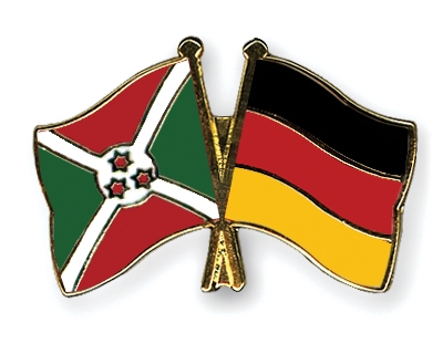 Fahnen Pins Burundi Deutschland