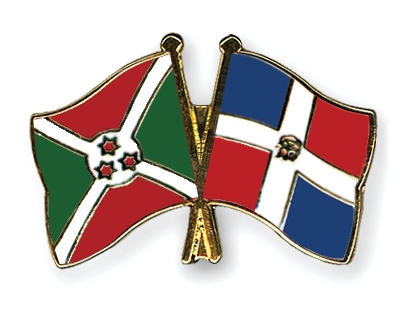 Fahnen Pins Burundi Dominikanische-Republik