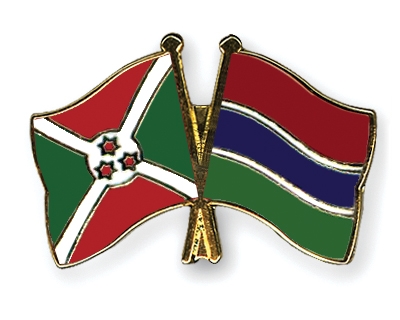 Fahnen Pins Burundi Gambia