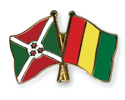 Fahnen Pins Burundi Guinea