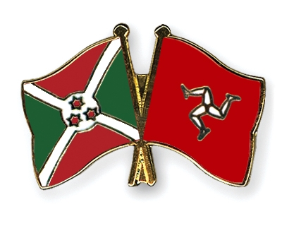 Fahnen Pins Burundi Isle-of-Man