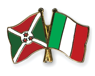 Fahnen Pins Burundi Italien