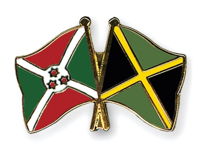 Fahnen Pins Burundi Jamaika