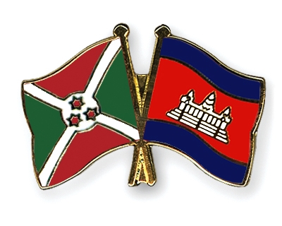 Fahnen Pins Burundi Kambodscha