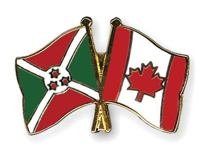 Fahnen Pins Burundi Kanada