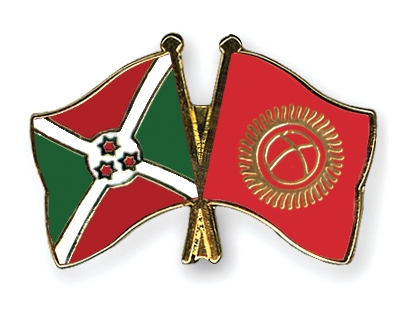 Fahnen Pins Burundi Kirgisistan
