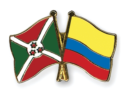 Fahnen Pins Burundi Kolumbien