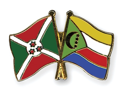 Fahnen Pins Burundi Komoren