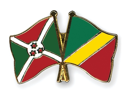 Fahnen Pins Burundi Kongo-Republik