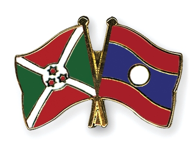 Fahnen Pins Burundi Laos