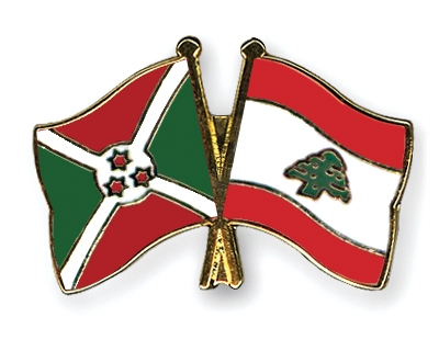Fahnen Pins Burundi Libanon