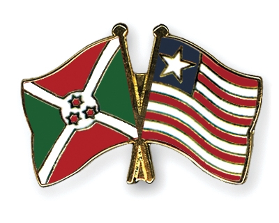 Fahnen Pins Burundi Liberia