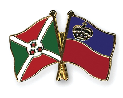 Fahnen Pins Burundi Liechtenstein
