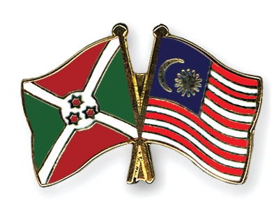 Fahnen Pins Burundi Malaysia