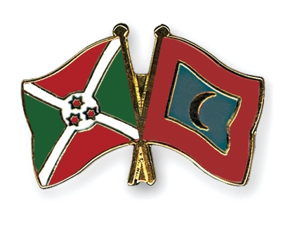 Fahnen Pins Burundi Malediven