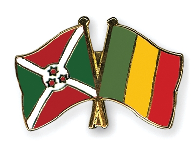 Fahnen Pins Burundi Mali