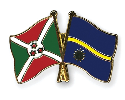 Fahnen Pins Burundi Nauru