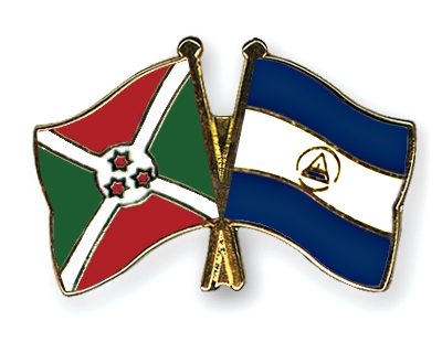 Fahnen Pins Burundi Nicaragua